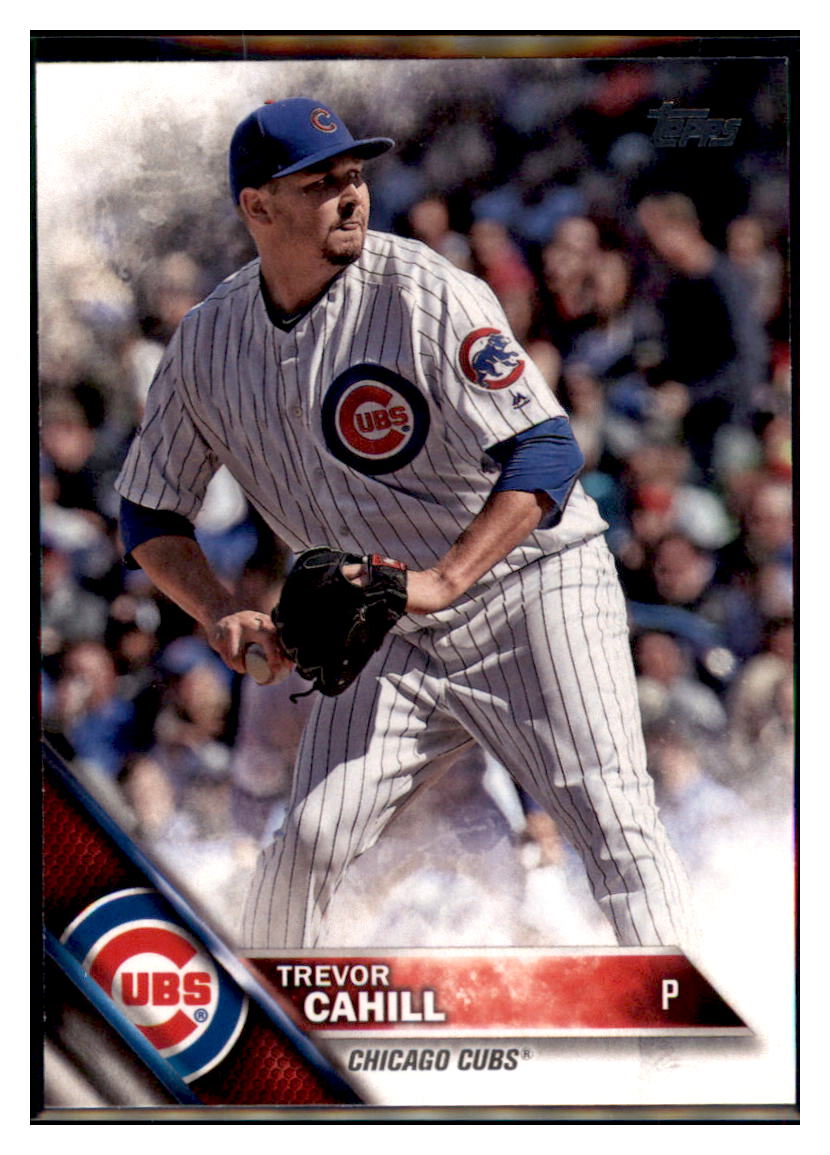 2016 Topps Update Trevor Cahill  Chicago Cubs #US154 Baseball card   MATV4 simple Xclusive Collectibles   
