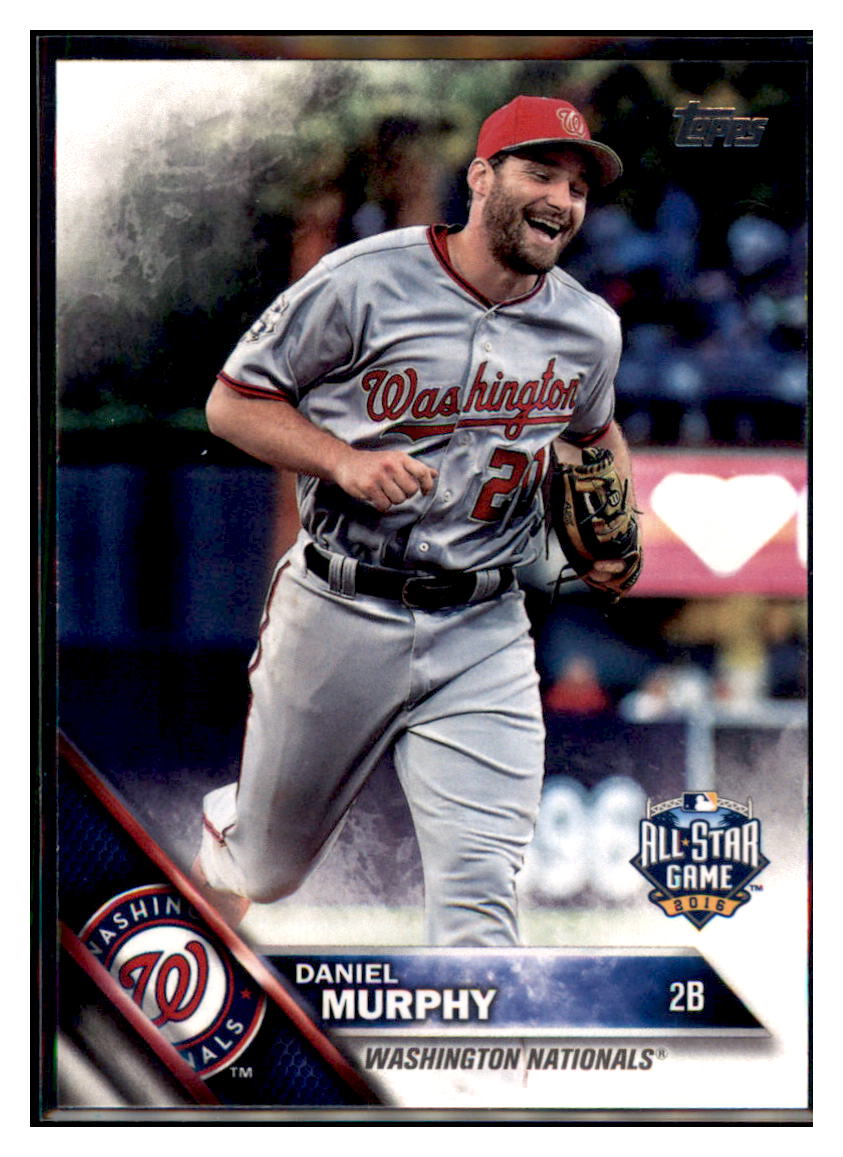 2016 Topps Update Daniel Murphy  Washington Nationals #US125 Baseball
  card   MATV4 simple Xclusive Collectibles   