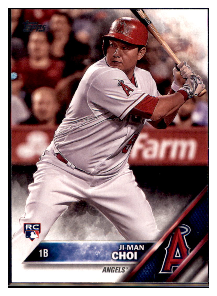 2016 Topps Update Ji-Man Choi  Los Angeles Angels #US106 Baseball
  card   MATV4 simple Xclusive Collectibles   