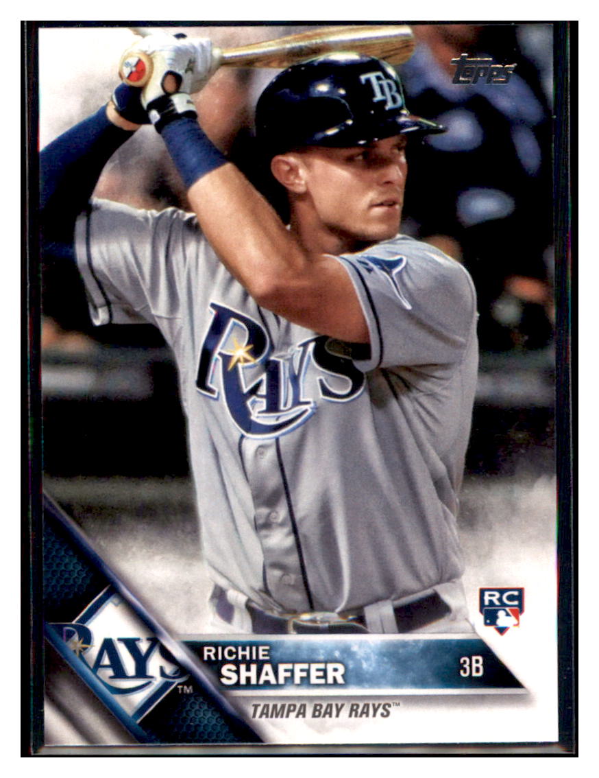2016 Topps Richie Shaffer  Tampa Bay Rays #3 Baseball card   MATV4 simple Xclusive Collectibles   