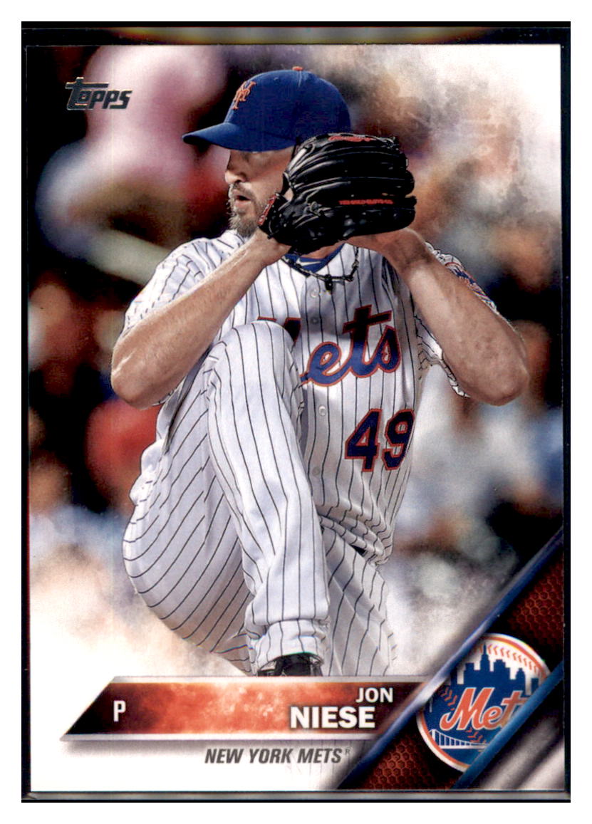 2016 Topps Update Jon Niese  New York Mets #US37 Baseball card   MATV4_1a simple Xclusive Collectibles   