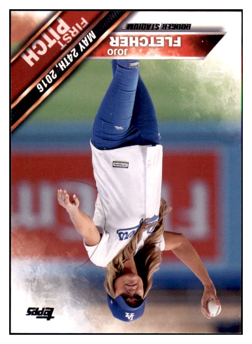 2016 Topps Update JoJo Fletcher  Los Angeles Dodgers #FP-10 Baseball
  card   MATV4 simple Xclusive Collectibles   