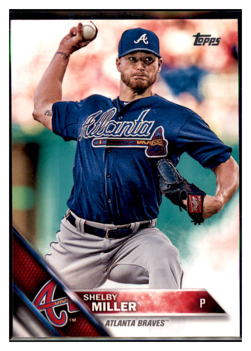 2016 Topps Shelby Miller  Atlanta Braves #60 Baseball card   MATV4 simple Xclusive Collectibles   