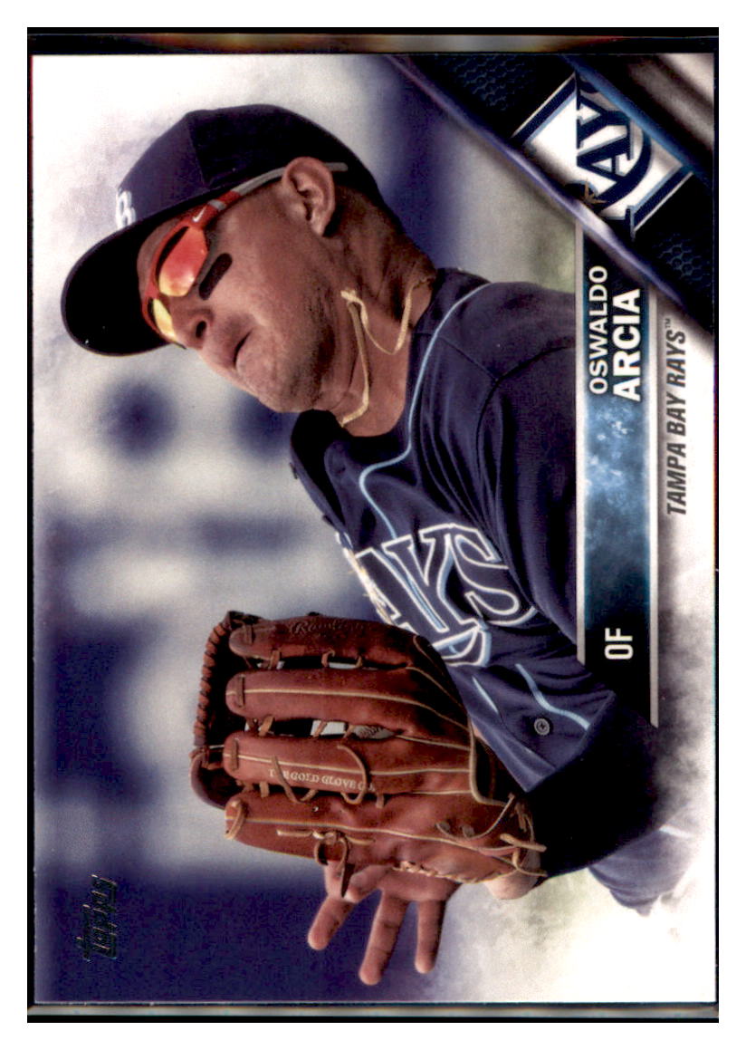 2016 Topps Update Oswaldo Arcia  Tampa Bay Rays #US122 Baseball card   MATV4 simple Xclusive Collectibles   