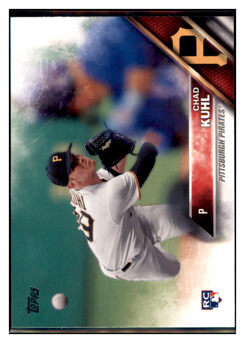 2016 Topps Update Chad Kuhl Pittsburgh Pirates Rookie #US96 Baseball card   MATV4 simple Xclusive Collectibles   