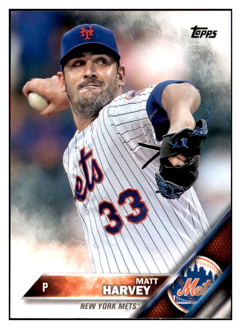 2016 Topps Opening Day Matt Harvey  New York Mets #OD-127 Baseball card   MATV4 simple Xclusive Collectibles   