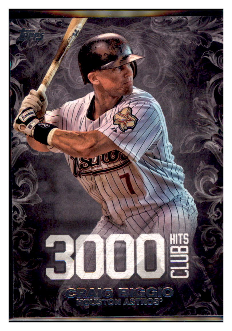 2016 Topps Update Craig Biggio  Houston Astros #3000H-14 Baseball card   MATV4 simple Xclusive Collectibles   