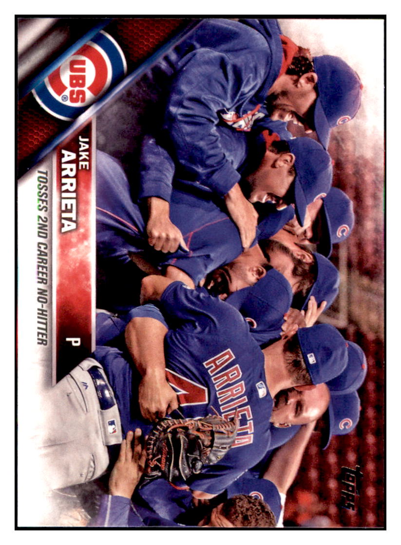 2016 Topps Update Jake Arrieta  Chicago Cubs #US62 Baseball card   MATV4_1a simple Xclusive Collectibles   