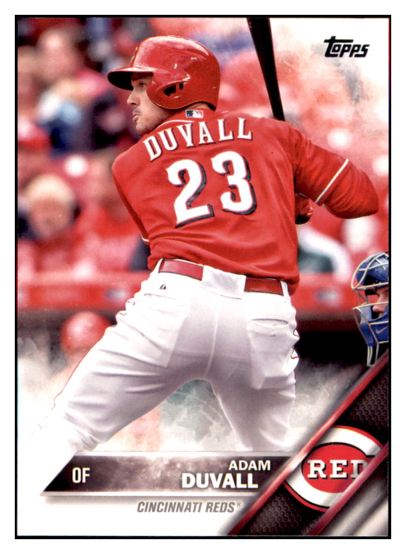 2016 Topps Adam Duvall  Cincinnati Reds #584 Baseball card   MATV4 simple Xclusive Collectibles   