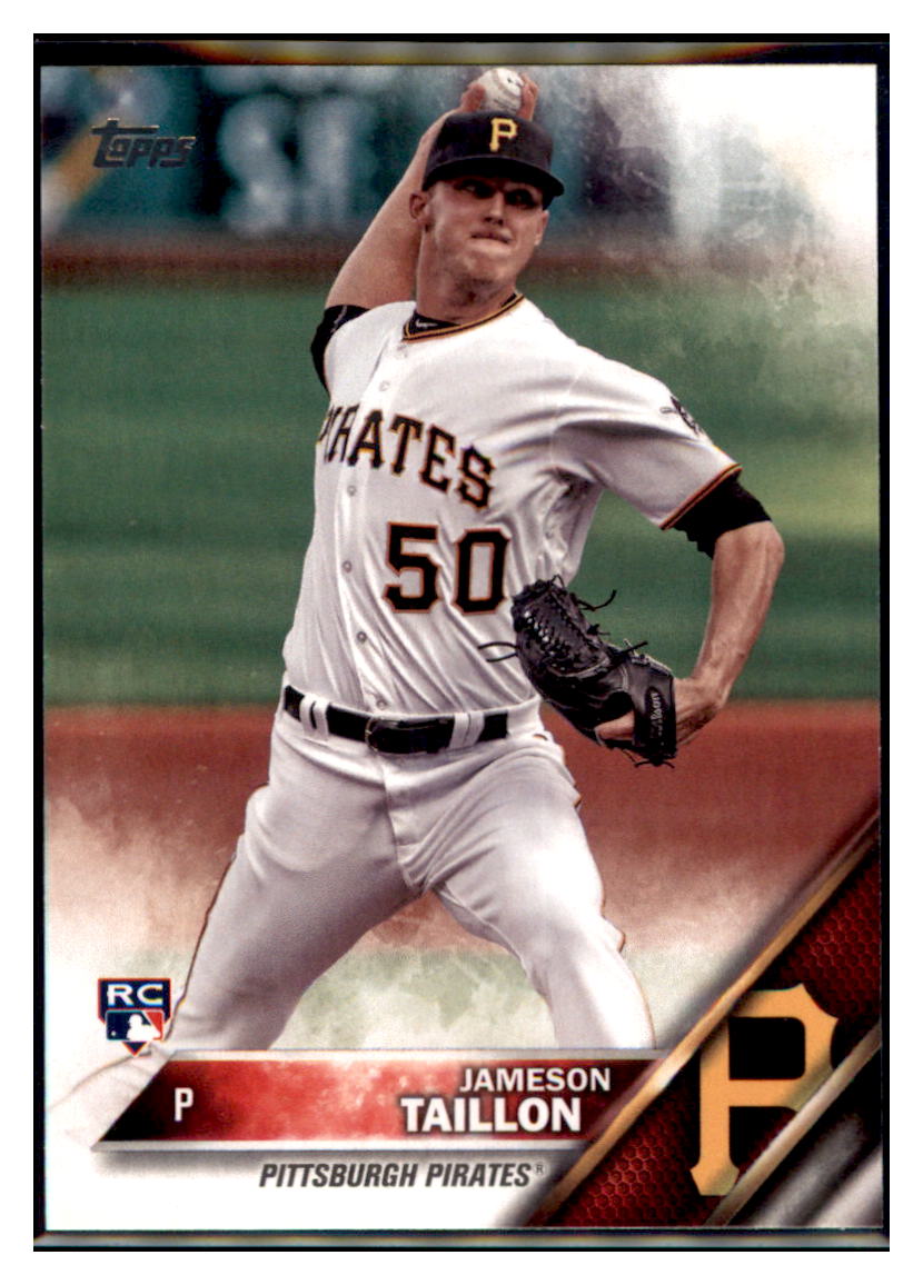 2016 Topps Update Jameson Taillon  Pittsburgh Pirates #US58 Baseball card   MATV4 simple Xclusive Collectibles   