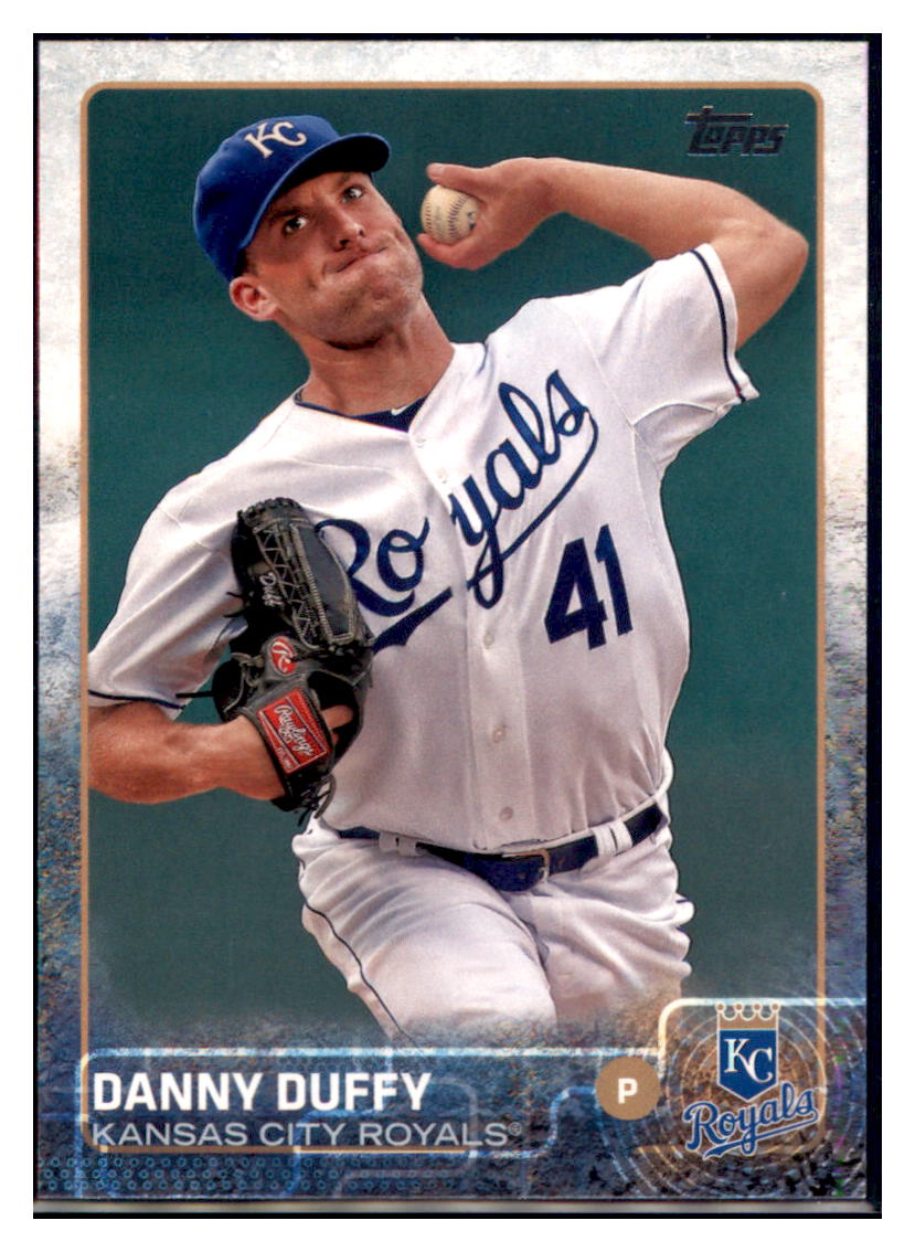2015 Topps Danny Duffy  Kansas City Royals #378 Baseball card   MATV4 simple Xclusive Collectibles   