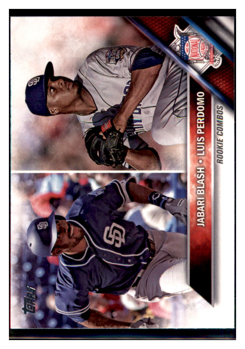 2016 Topps Update Jabari Blash / Luis
  Perdomo Rookie  San Diego Padres #US123
  Baseball card   MATV4_1a simple Xclusive Collectibles   