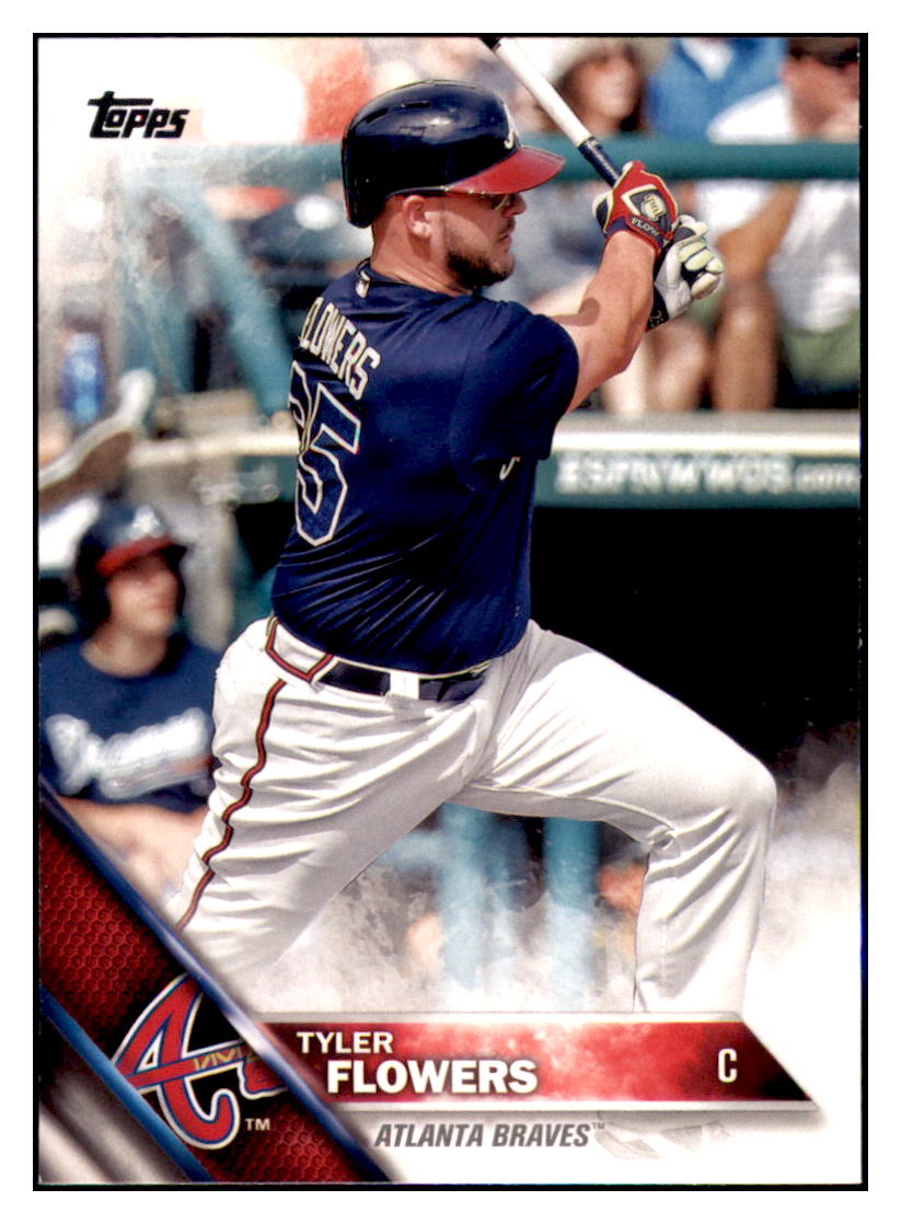 2016 Topps Tyler Flowers  Atlanta Braves #701 Baseball card   MATV4_1a simple Xclusive Collectibles   