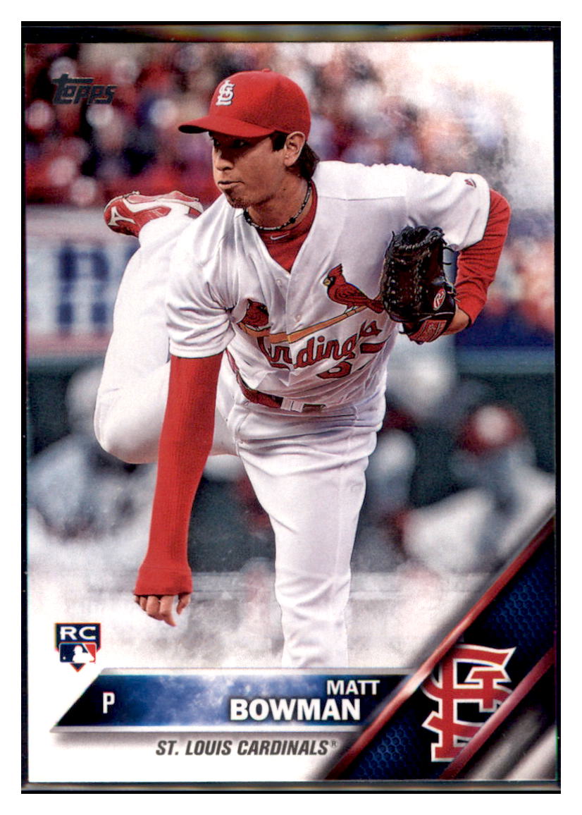 2016 Topps Update Matt Bowman  St. Louis Cardinals #US149 Baseball
  card   MATV4_1a simple Xclusive Collectibles   