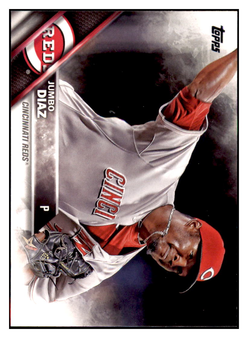 2016 Topps Jumbo Diaz  Cincinnati Reds #462 Baseball card   MATV4 simple Xclusive Collectibles   