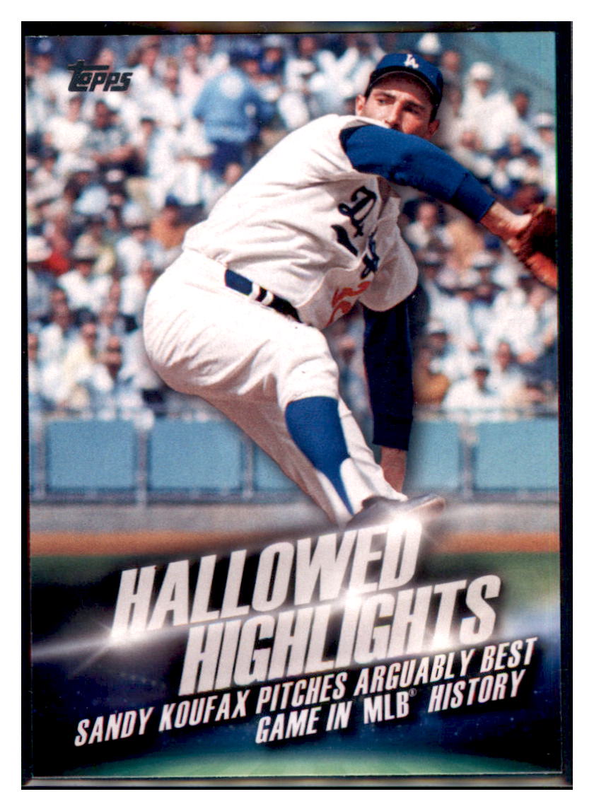 2016 Topps Sandy Koufax  Los Angeles Dodgers #HH-5 Baseball
  card   MATV4 simple Xclusive Collectibles   