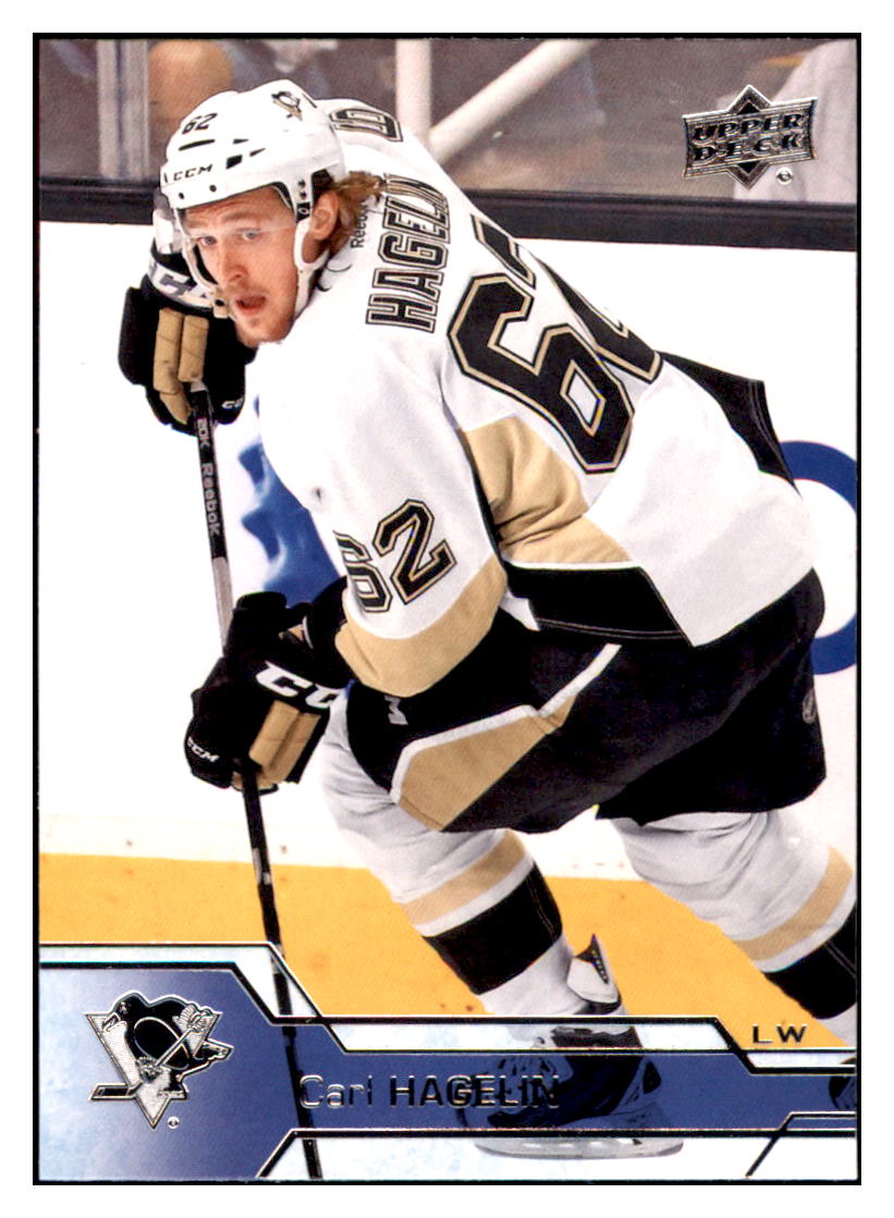 2016 Upper Deck Carl Hagelin  Pittsburgh Penguins #142 Hockey card   VHSB2 simple Xclusive Collectibles   