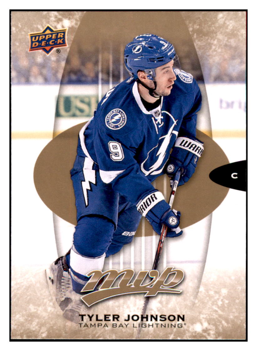 2016 Upper Deck MVP Tyler Johnson  Tampa Bay Lightning #126 Hockey card   VHSB2 simple Xclusive Collectibles   