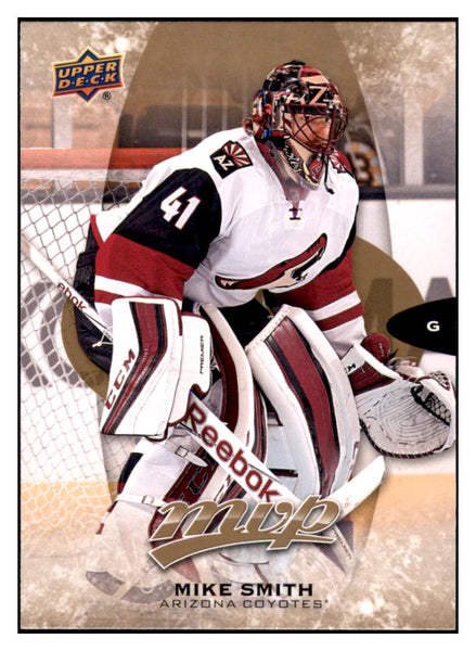 mike smith arizona coyotes helmet Arizona Coyotes 2016 Upper Deck MVP #38 Smith Hockey Card – Perfect for Fans
