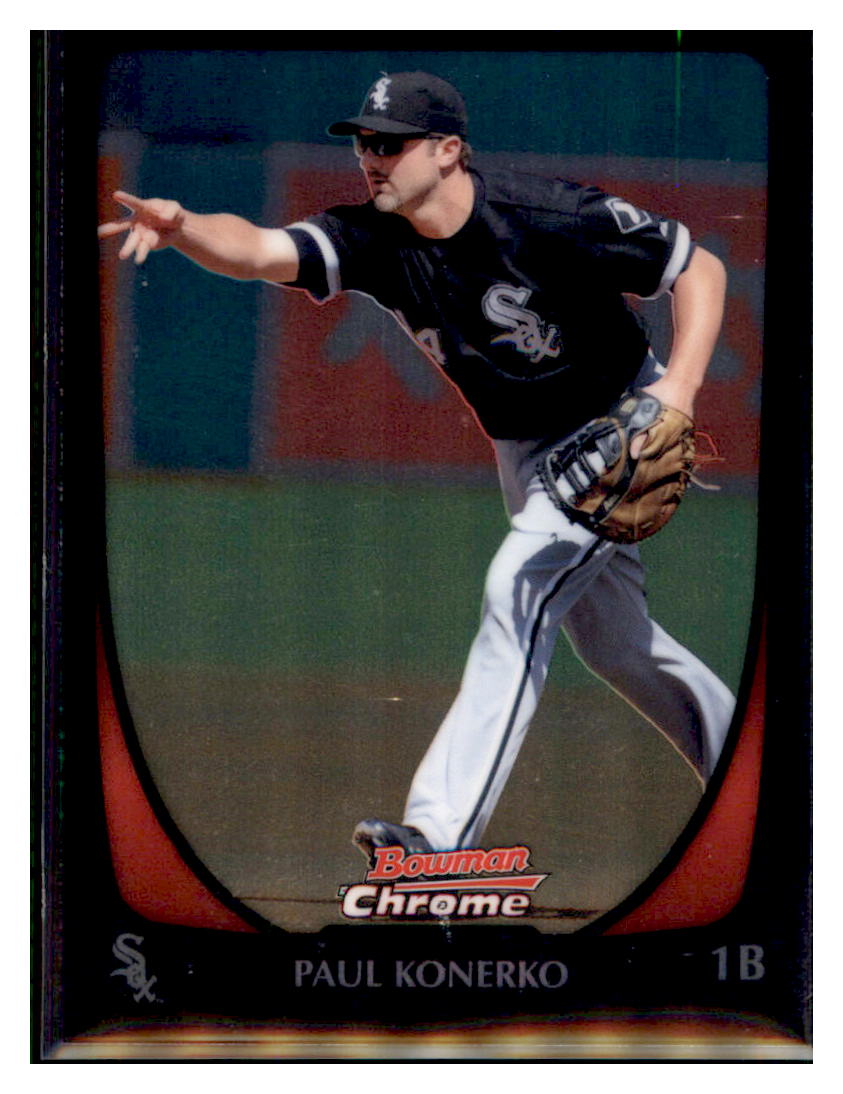2011 Bowman Chrome Paul Konerko Chicago White Sox #62 Baseball card   VSMP1BOWV1 simple Xclusive Collectibles   