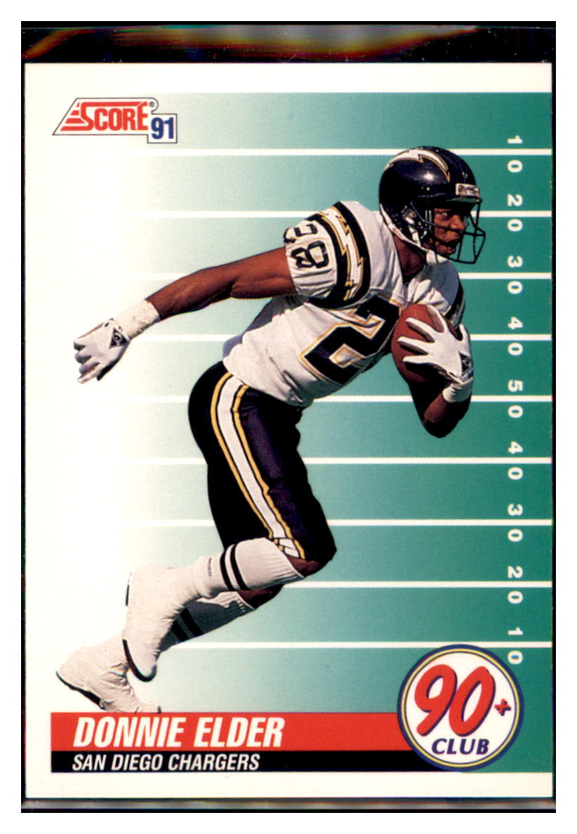 1991 Score Football Donnie Elder San Diego Chargers #324 Football
  card   VSMP1BOWV1 simple Xclusive Collectibles   
