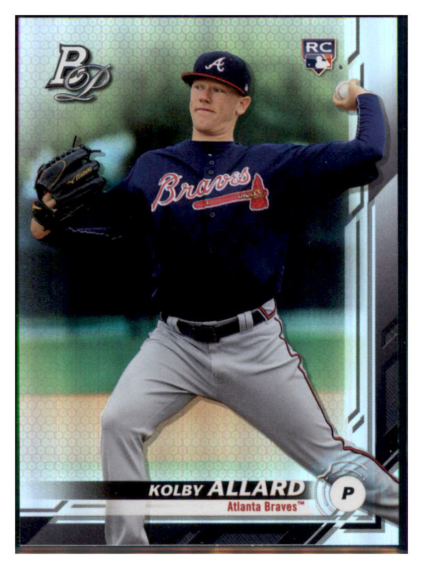 2019 Bowman Platinum Kolby Allard    Atlanta Braves #20 Baseball card   VSMP1BOWV1 simple Xclusive Collectibles   