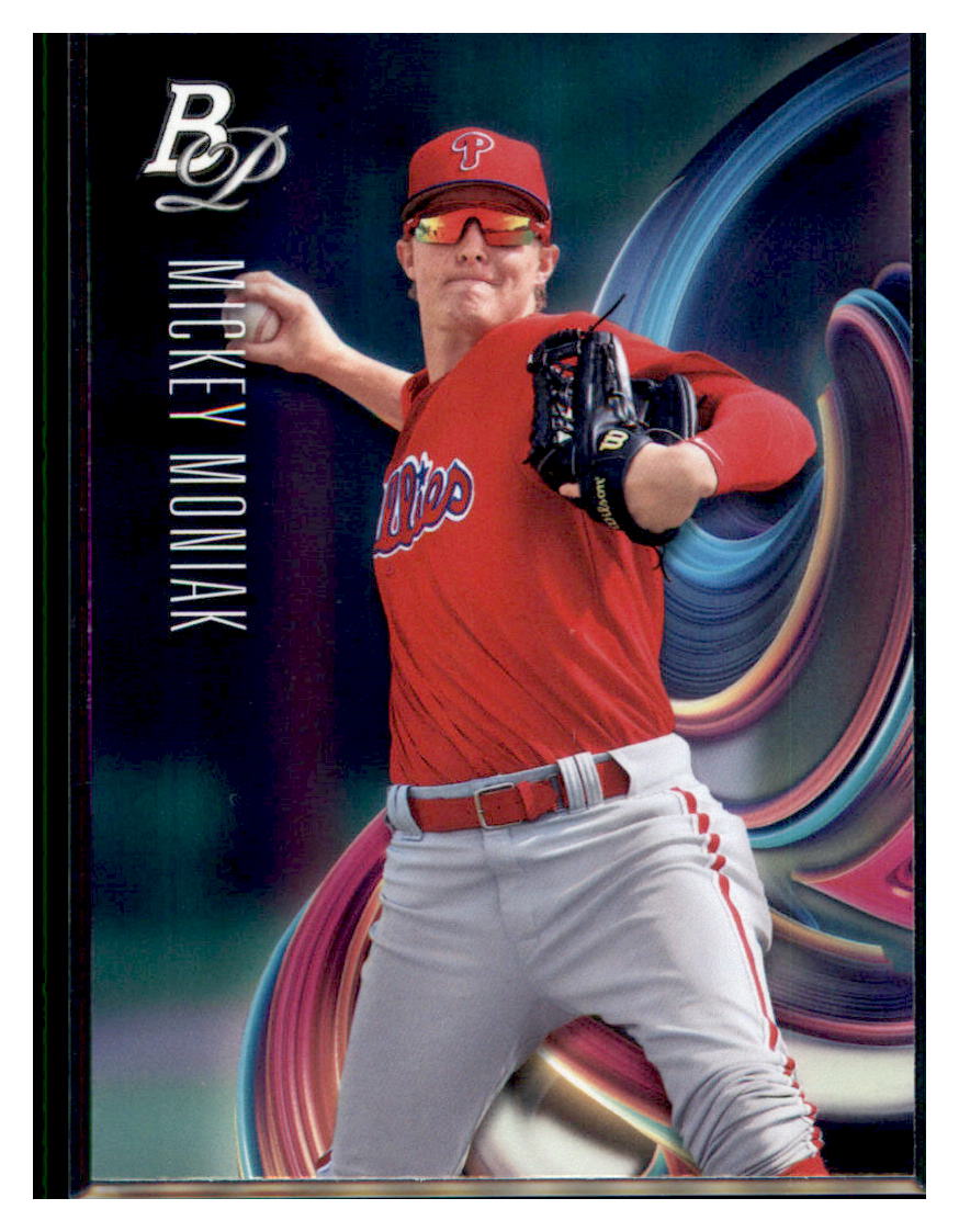 2018 Bowman Platinum Mickey Moniak    Philadelphia Phillies #TOP-61 Baseball
  card   VSMP1BOV2 simple Xclusive Collectibles   