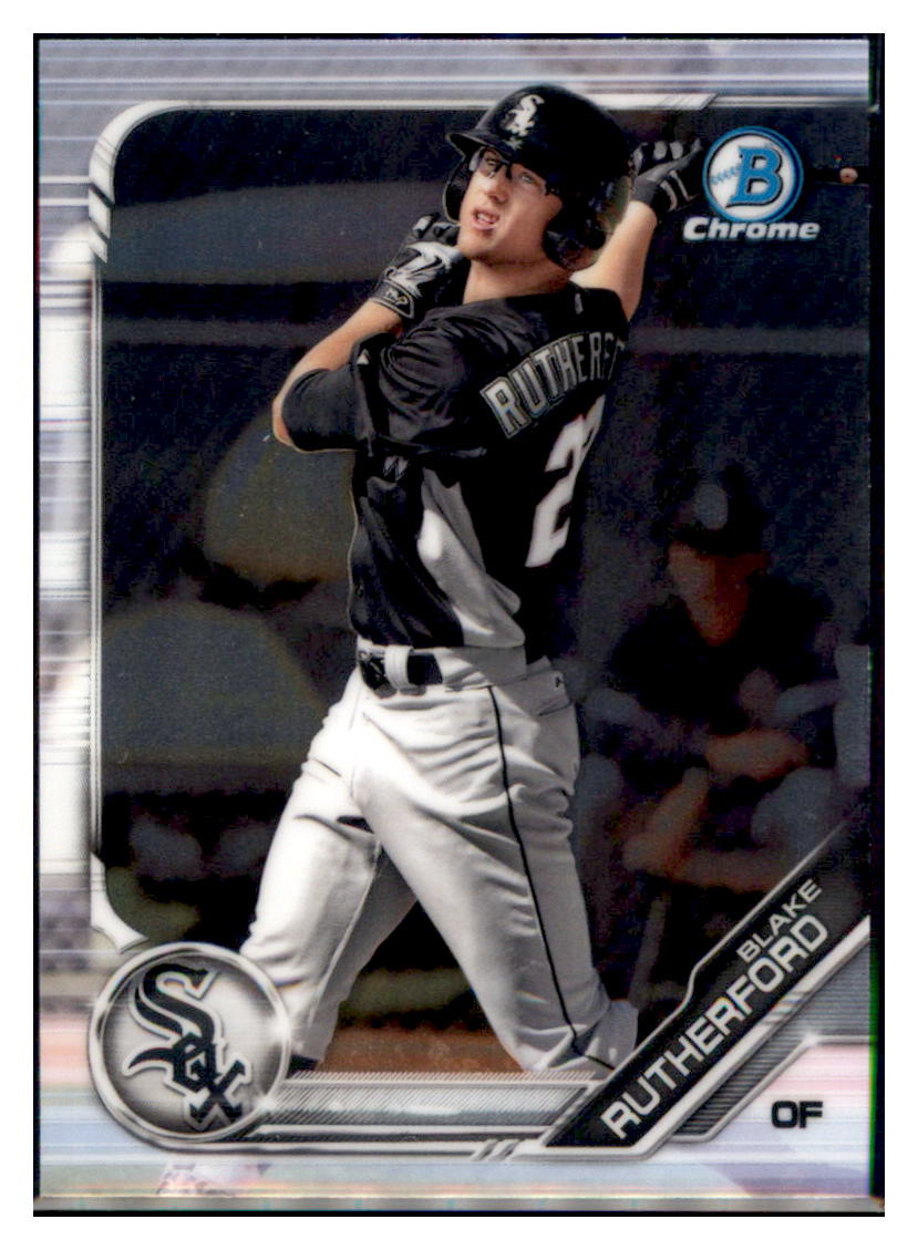 2019 Bowman Blake Rutherford    Chicago White Sox #BCP-20 Baseball
  card   VSMP1BOV2 simple Xclusive Collectibles   