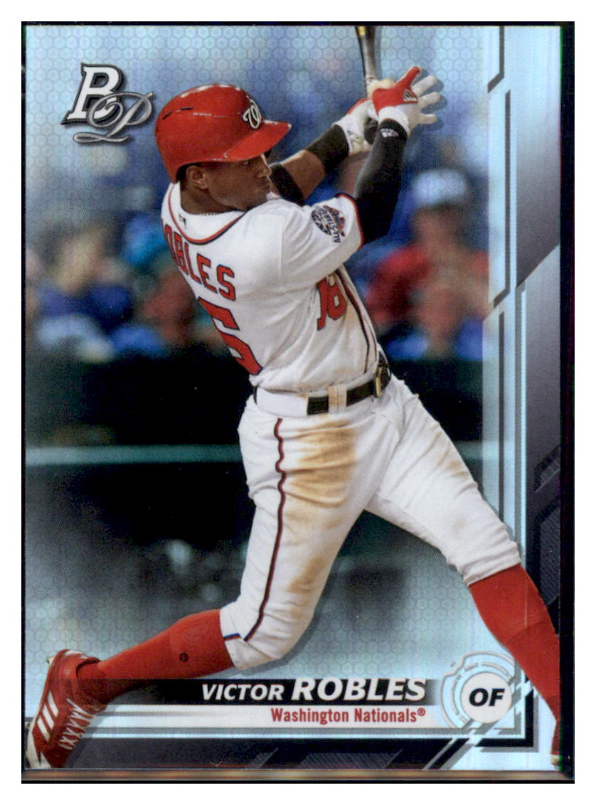 2019 Bowman Platinum Victor Robles Washington Nationals #58 Baseball
  card   VSMP1BOV2 simple Xclusive Collectibles   