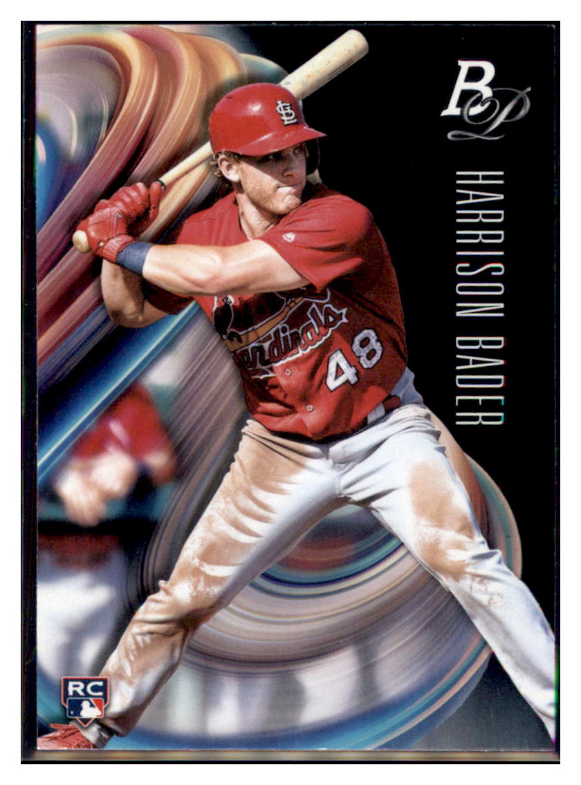 2018 Bowman Platinum Harrison Bader St. Louis Cardinals #67 Baseball
  card   VSMP1BOV2 simple Xclusive Collectibles   