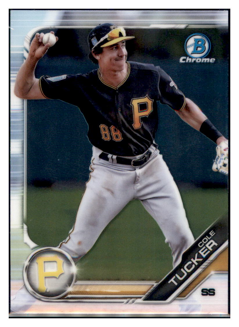 2019 Bowman Chrome Cole Tucker Pittsburgh Pirates #BCP-16 Baseball
  card   VSMP1BOV2 simple Xclusive Collectibles   