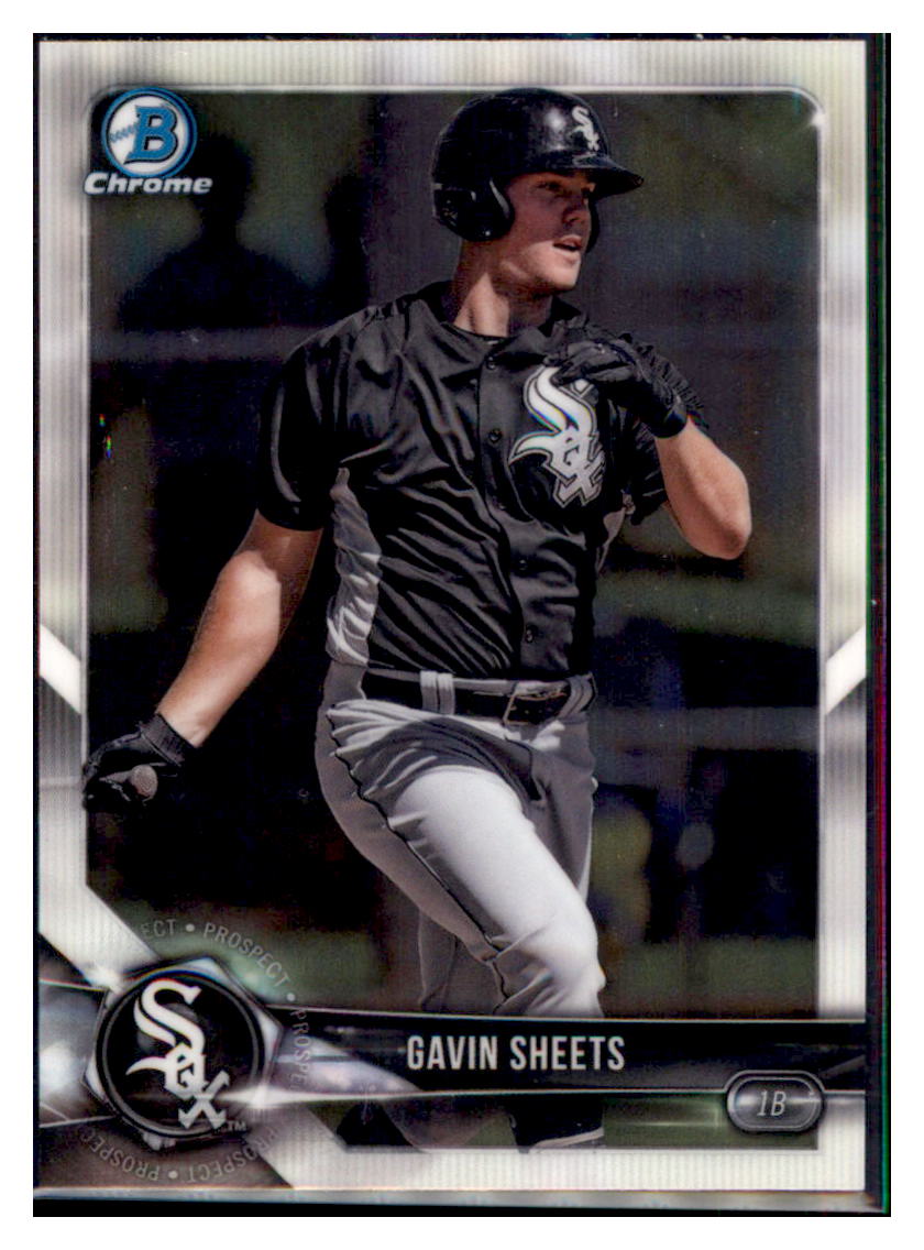 2018 Bowman Chrome Gavin Sheets Chicago White Sox #BCP243 Baseball
  card   VSMP1BOV2 simple Xclusive Collectibles   