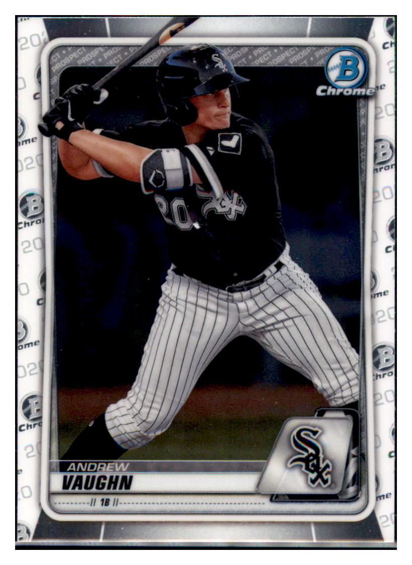 2020 Bowman Andrew Vaughn    Chicago White Sox #BCP-26 Baseball
  card   VSMP1BOV2 simple Xclusive Collectibles   