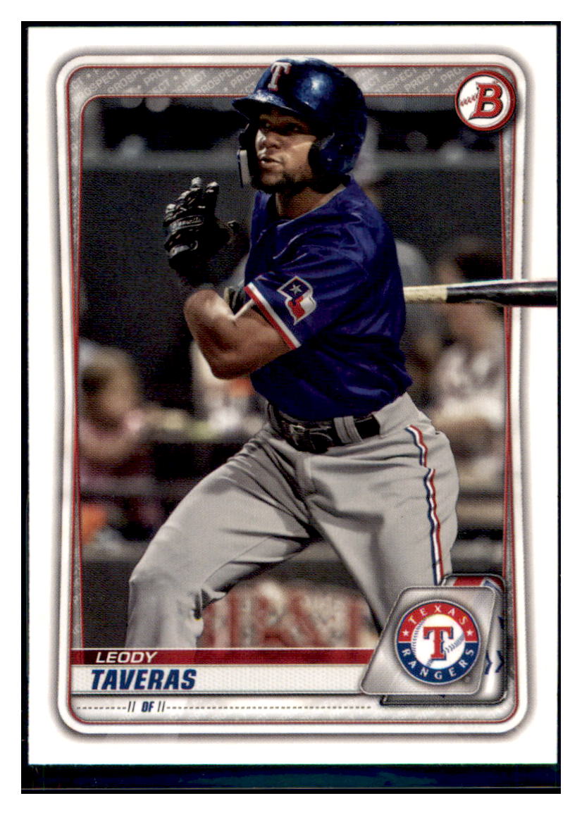 2020 Bowman Leody Taveras    Texas Rangers #BP-127 Baseball card   VSMP1BOV2 simple Xclusive Collectibles   