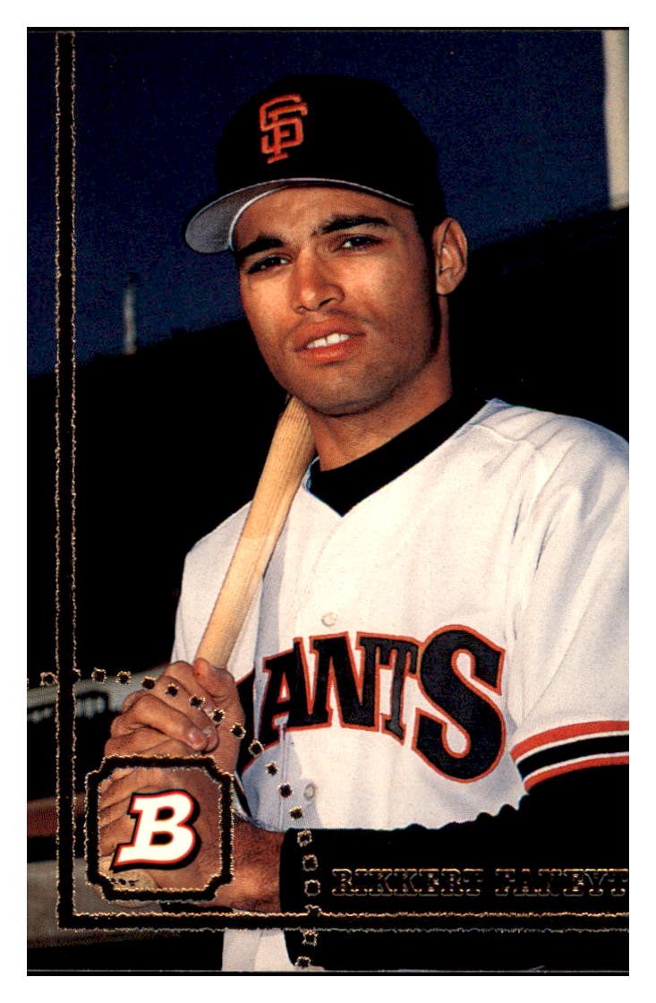 1994 Bowman Rikkert
  Faneyte   RC San Francisco Giants
  Baseball Card BOWV3 simple Xclusive Collectibles   