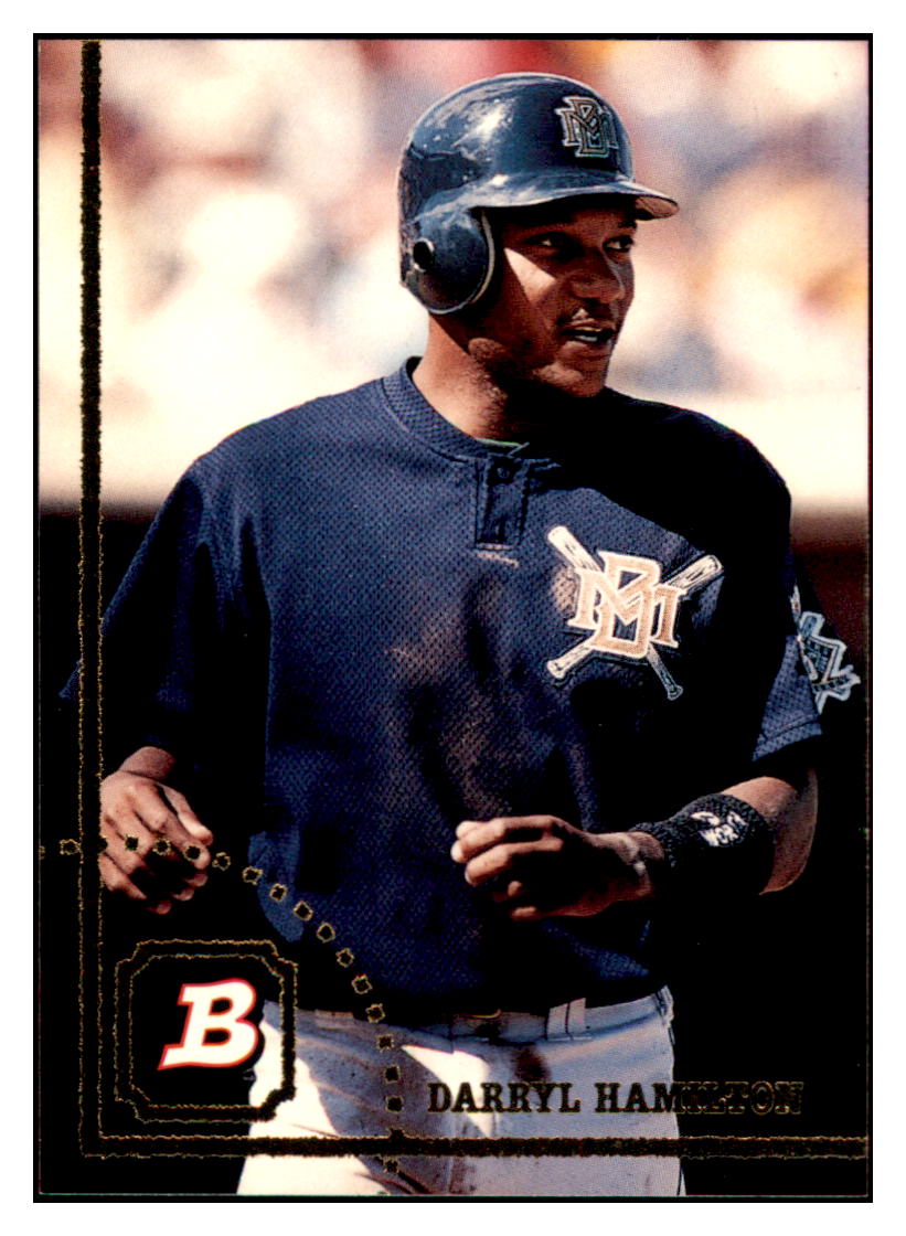 1994 Bowman Darryl
  Hamilton   Milwaukee Brewers Baseball
  Card BOWV3 simple Xclusive Collectibles   