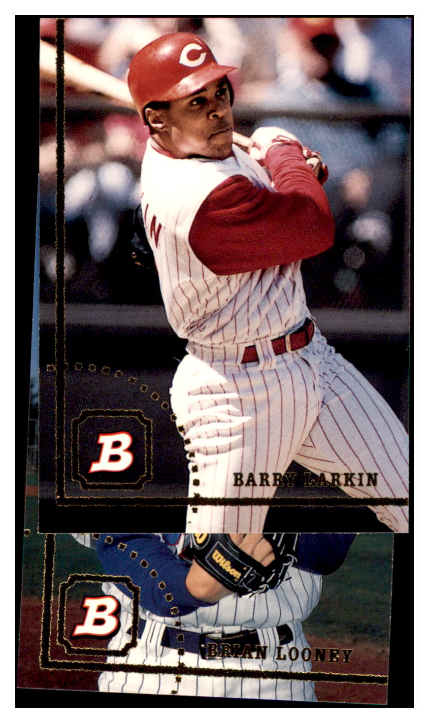 1994 Bowman Barry
  Larkin   Cincinnati Reds Baseball Card
  BOWV3 simple Xclusive Collectibles   