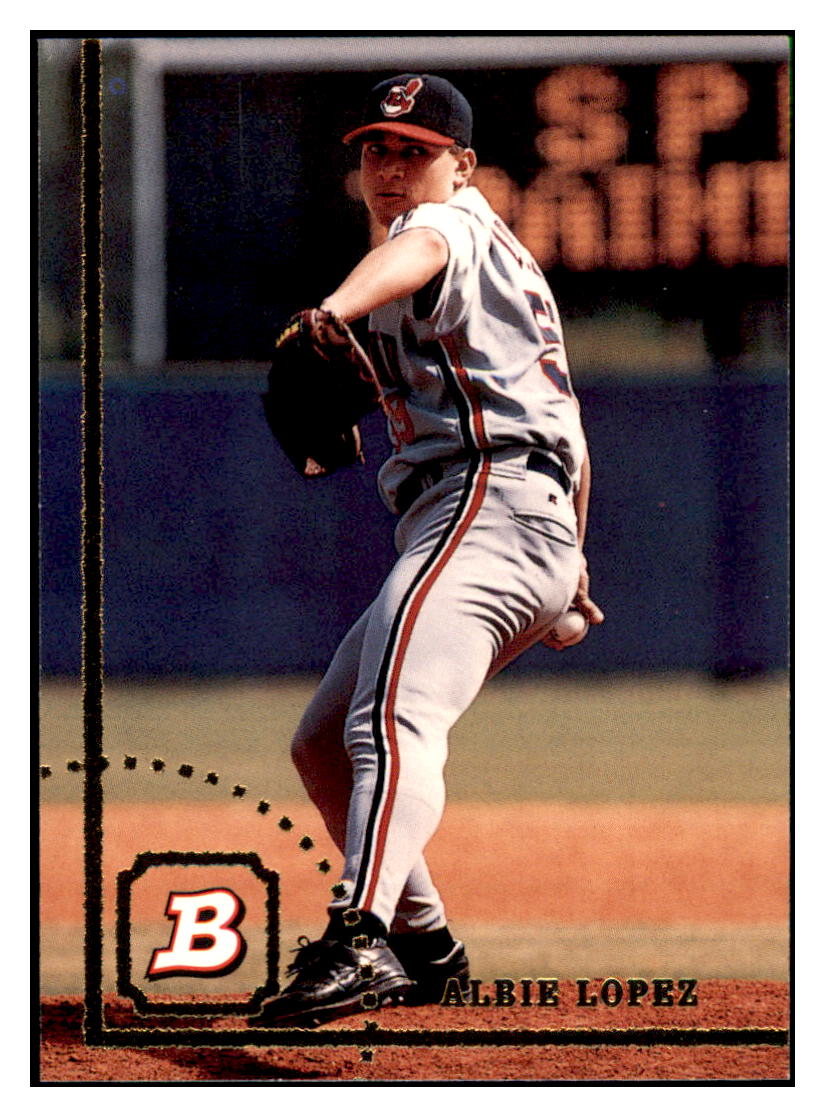 1994 Bowman Albie Lopez   Cleveland Indians Baseball Card BOWV3 simple Xclusive Collectibles   
