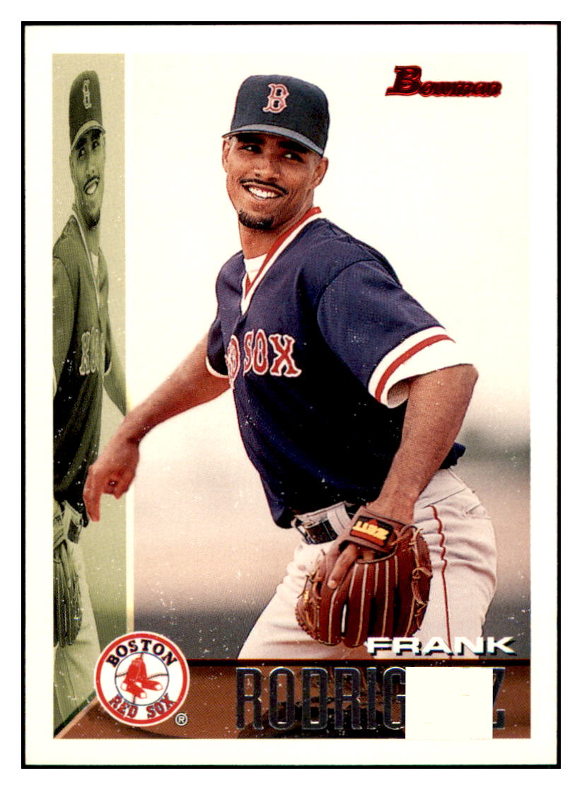1995 Bowman Frank
  Rodriguez   Boston Red Sox Baseball
  Card BOWV3 simple Xclusive Collectibles   