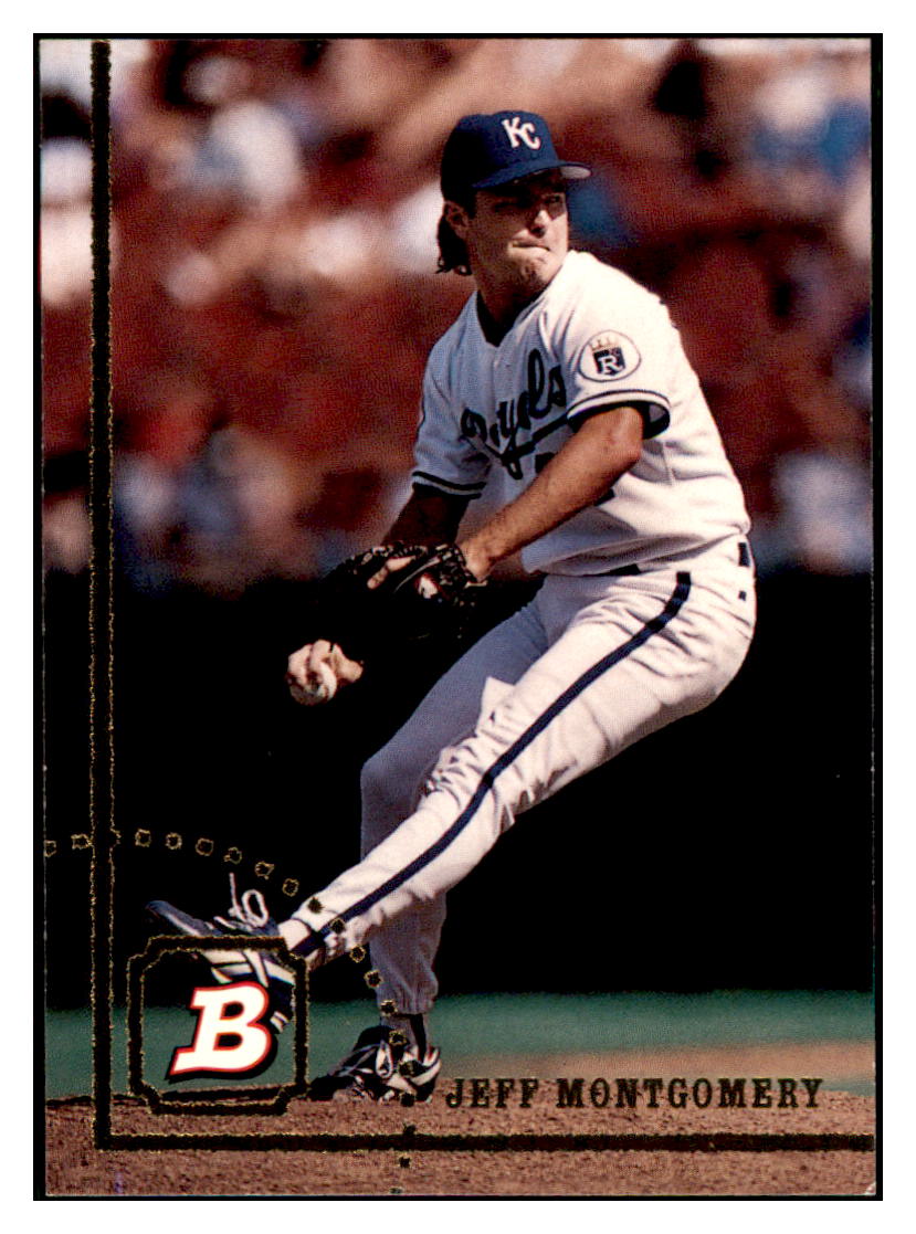 1994 Bowman Jeff
  Montgomery   Kansas City Royals
  Baseball Card BOWV3 simple Xclusive Collectibles   