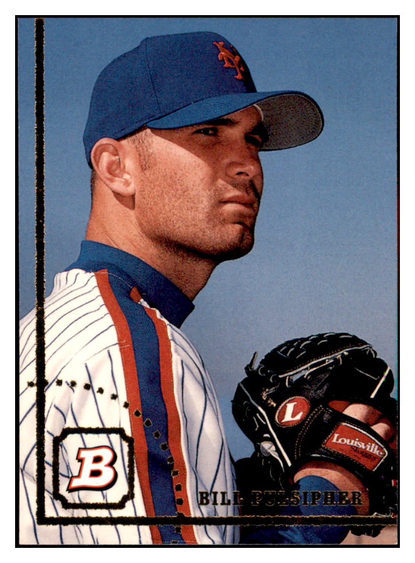 1994 Bowman Bill
  Pulsipher   New York Mets Baseball Card
  BOWV3 simple Xclusive Collectibles   