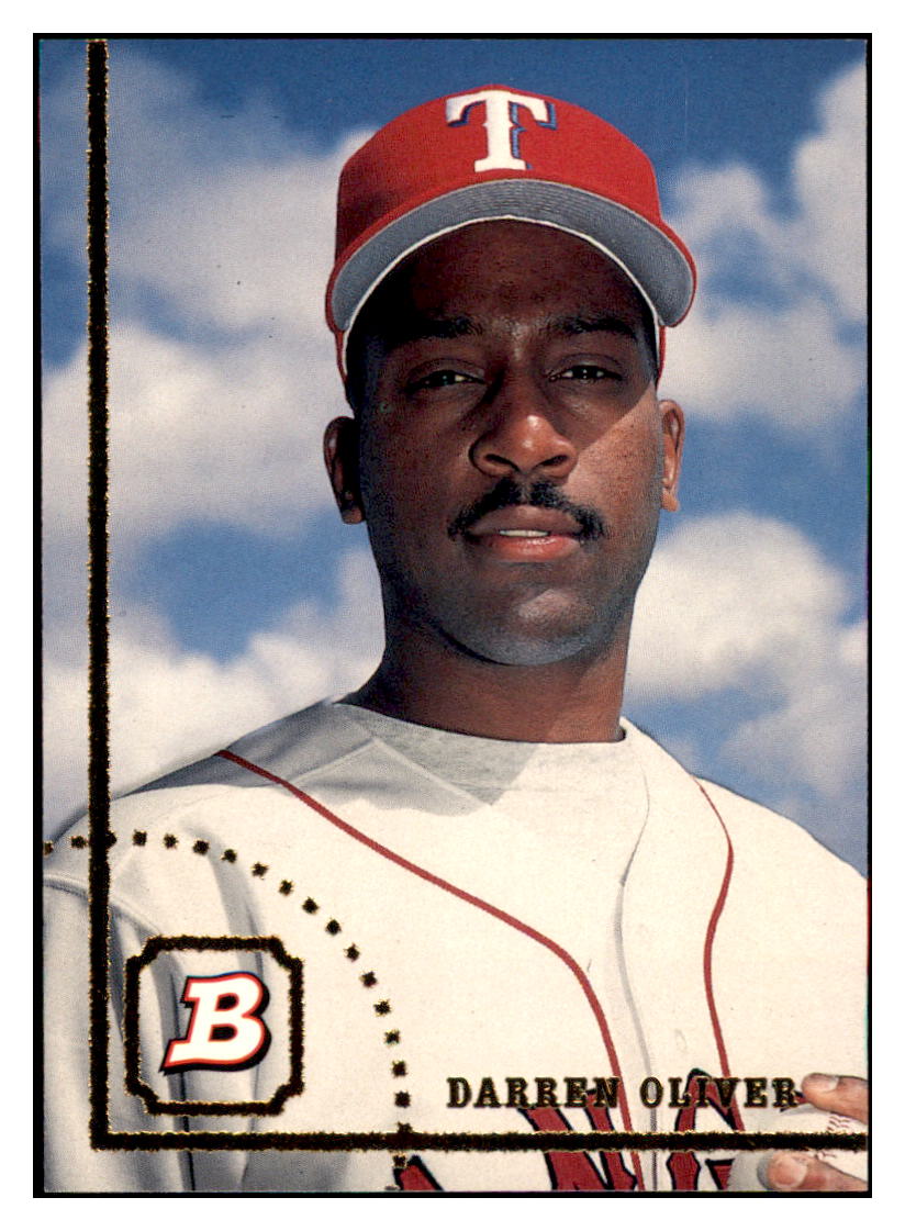 1994 Bowman Darren
  Oliver   RC Texas Rangers Baseball Card
  BOWV3 simple Xclusive Collectibles   