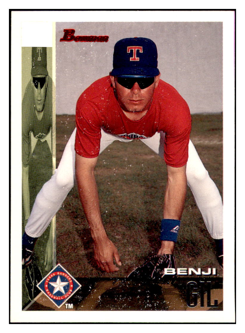 1995 Bowman Benji Gil   Texas Rangers Baseball Card BOWV3 simple Xclusive Collectibles   