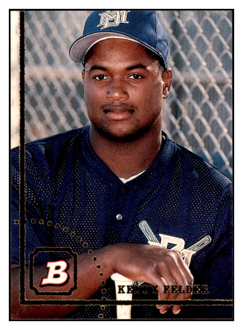 1994 Bowman Kenny
  Felder   Milwaukee Brewers Baseball
  Card BOWV3 simple Xclusive Collectibles   