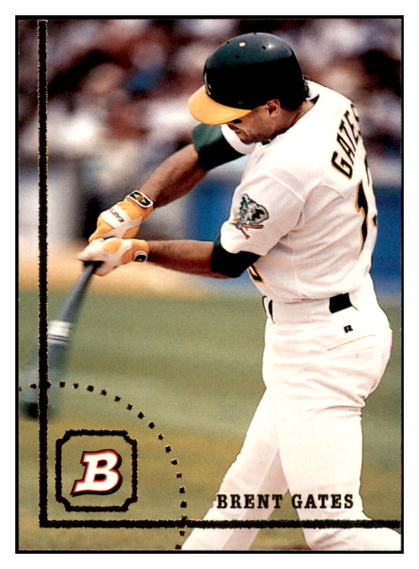 1994 Bowman Brent Gates   Oakland Athletics Baseball Card BOWV3 simple Xclusive Collectibles   