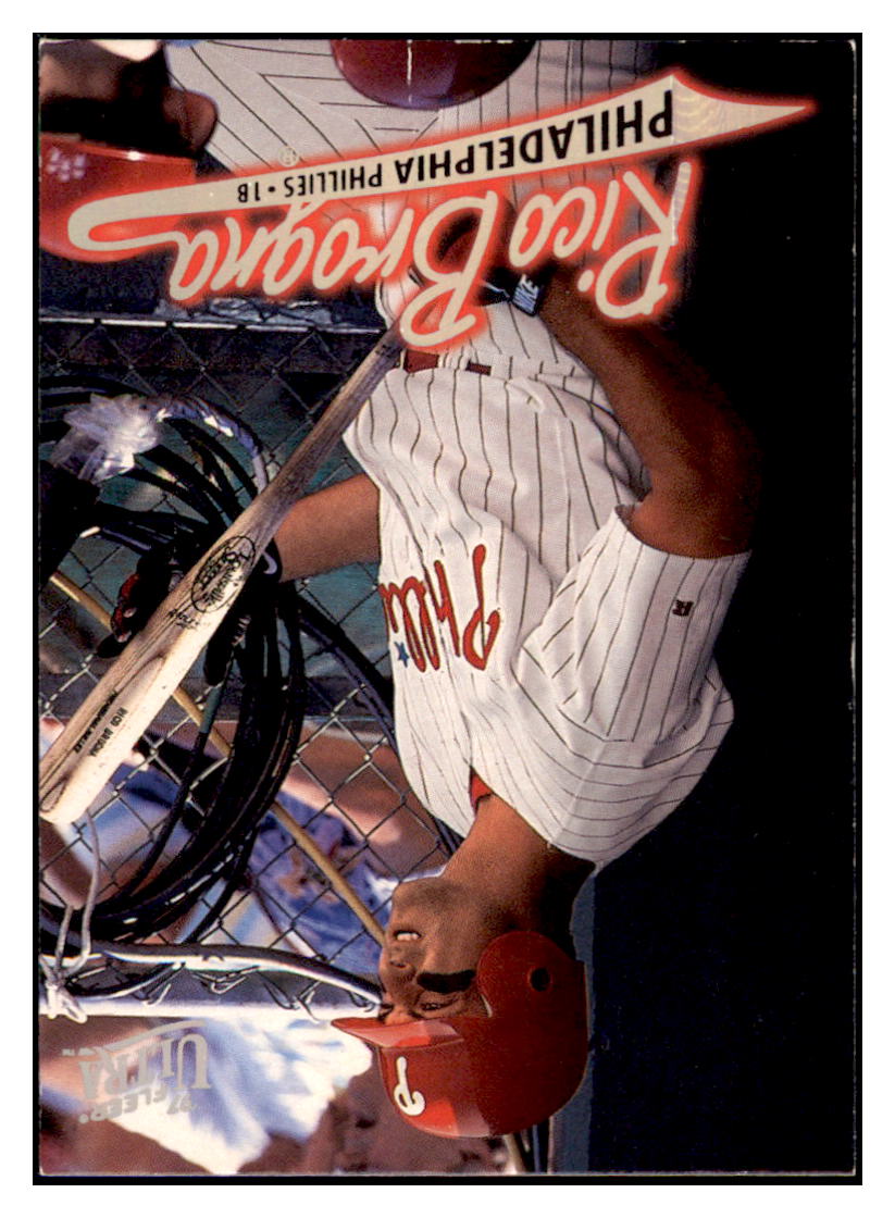 1997 Ultra Rico Brogna   Philadelphia Phillies Baseball Card BOWV3 simple Xclusive Collectibles   