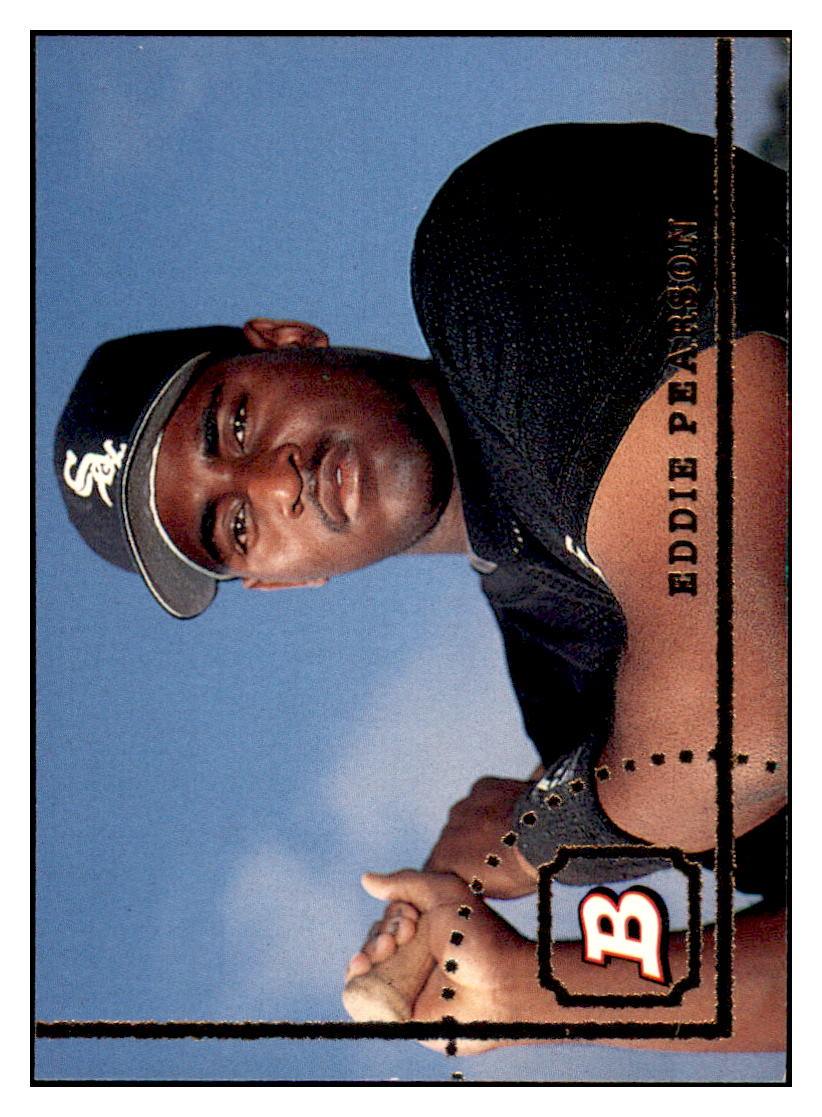 1994 Bowman Eddie
  Pearson   RC Chicago White Sox Baseball
  Card BOWV3 simple Xclusive Collectibles   