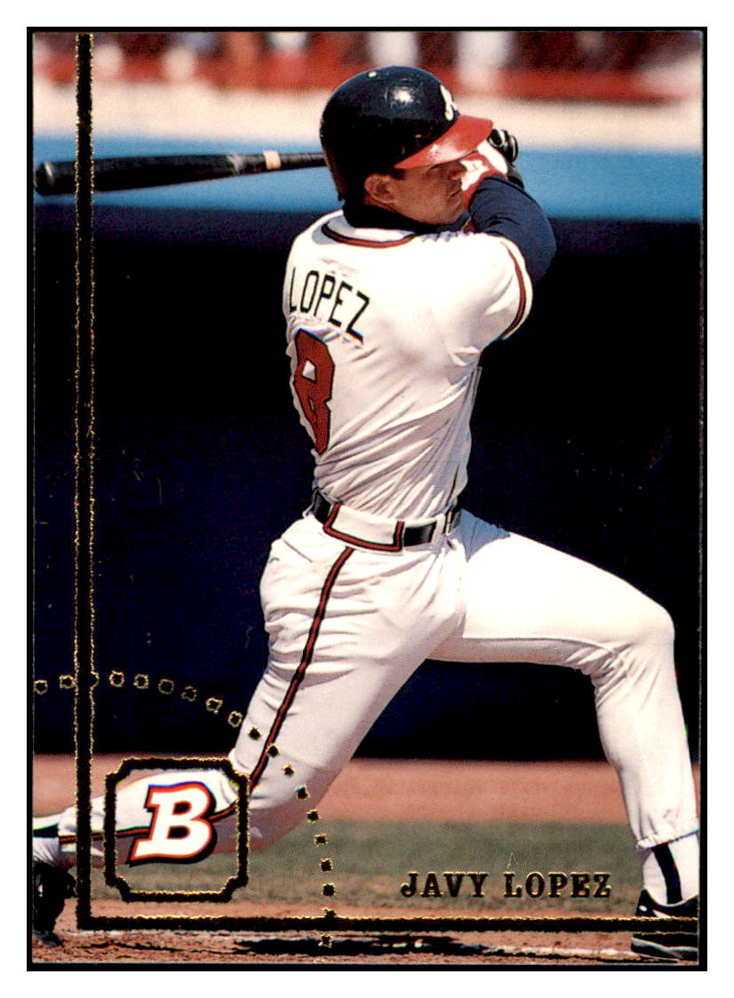 1994 Bowman Javy Lopez   Atlanta Braves Baseball Card BOWV3 simple Xclusive Collectibles   