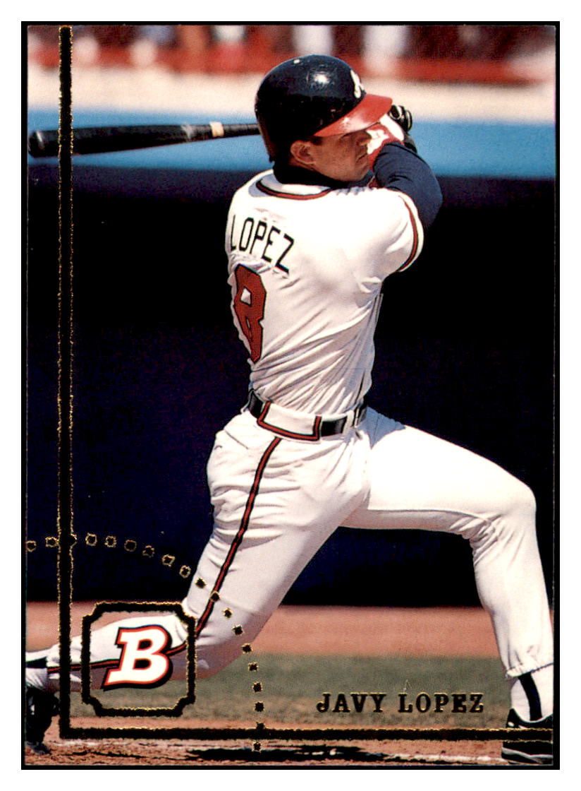 1994 Bowman Javy Lopez   Atlanta Braves Baseball Card BOWV3_1a simple Xclusive Collectibles   