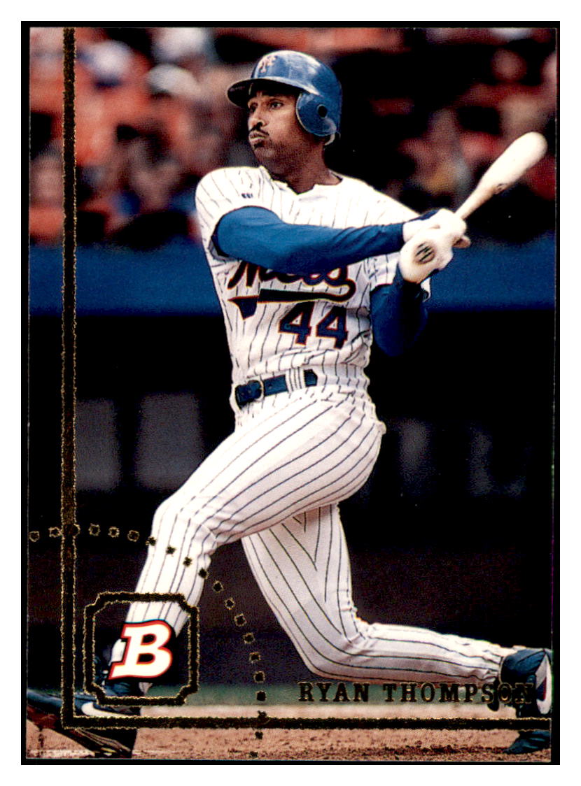 1994 Bowman Ryan
  Thompson   New York Mets Baseball Card
  BOWV3 simple Xclusive Collectibles   
